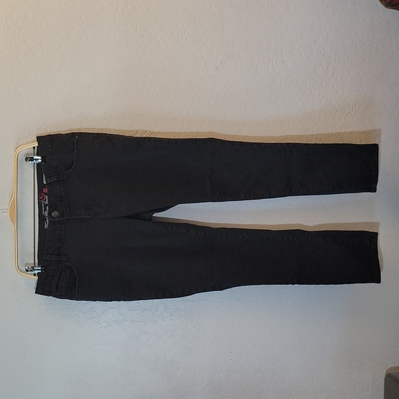 Faded Glory Denim - FADED GLORY Skinny Faded Black Stretchy Jean 14